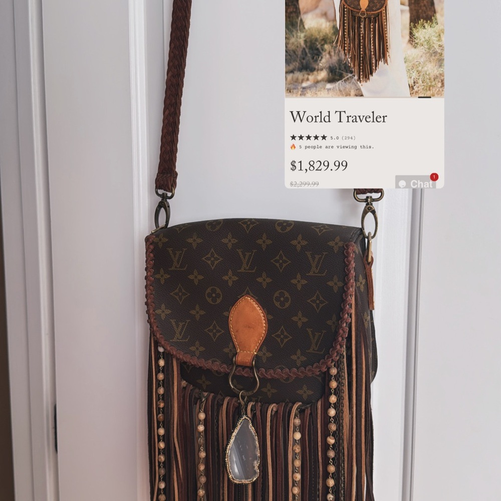 Louis Vuitton Monogram Fringe Crossbody Bag